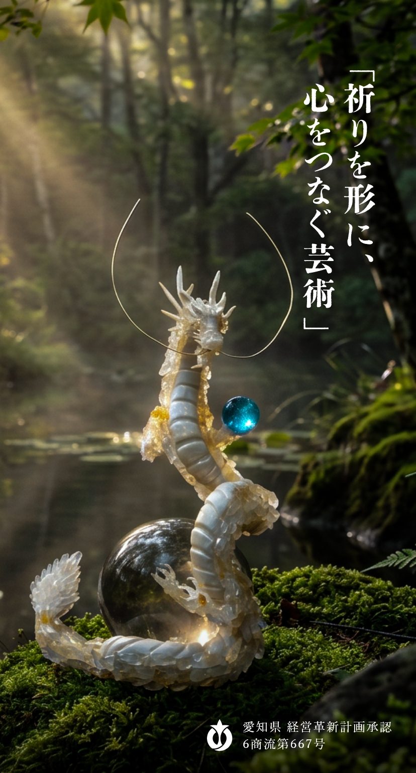 「祈りを形に、心をつなぐ芸術」 愛知県 経営革新計画承認 6商流第667号