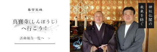 真寶寺(しんぽうじ)へ行こう！ 活動報告一覧へ