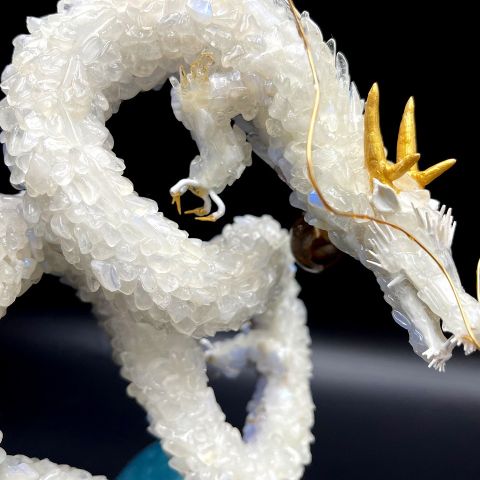 八大龍【白龍】月光に包まれた祈りの龍 アイキャッチ画像